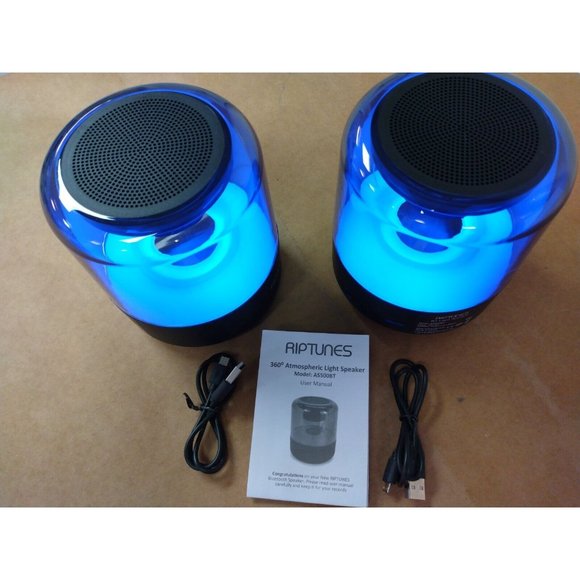 Riptunes AS500BT 360 Atmospheric Light Speaker 2 (pairing) - Picture 1 of 3